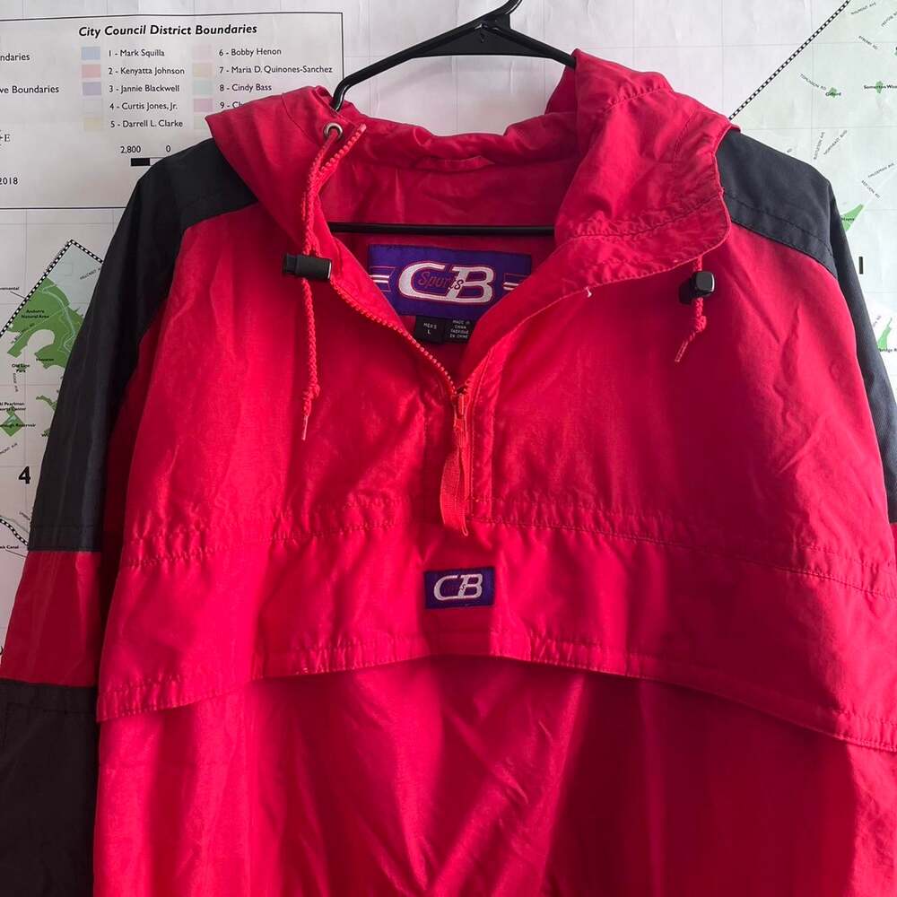 Vintage 90s CB Sports 1/4 Zip Windbreaker